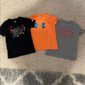 Under Armour Kids' T-Shirt Set - Black, Orange, Gray